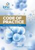 CODE OF PRACTICE FOR THE PHARMACEUTICAL INDUSTRY