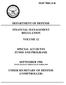 DEPARTMENT OF DEFENSE FINANCIAL MANAGEMENT REGULATION VOLUME 12 SPECIAL ACCOUNTS FUNDS AND PROGRAMS SEPTEMBER 1996 WITH CHANGES THROUGH OCTOBER 1999