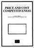 PRICE AND COST COMPETITIVENESS