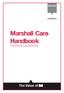 Marshall Care Handbook
