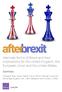Alternate forms of Brexit and their implications for the United Kingdom, the European Union and the United States