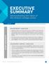 EXECUTIVE SUMMARY. Demonstrating the Value of the Ontario college sector