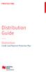 protecting Distribution Guide Distinction Credit Card Payment Protection Plan