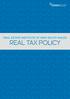 REAL ESTATE INSTITUTE OF NEW SOUTH WALES REAL TAX POLICY