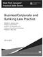 Business/Corporate and Banking Law Practice