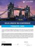 2018 LONDON TAX CONFERENCE