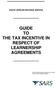 GUIDE TO THE TAX INCENTIVE IN RESPECT OF LEARNERSHIP AGREEMENTS