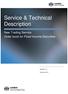 Service & Technical Description