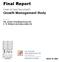 Final Report. Town of New Tecumseth Growth Management Study. Prepared by The Jones Consulting Group Ltd. C. N. Watson and Associates Ltd.