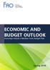 ECONOMIC AND BUDGET OUTLOOK Assessing Ontario s Medium-term Budget Plan