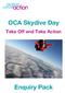 OCA Skydive Day. Take Off and Take Action. Enquiry Pack