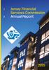 Jersey Financial Services Commission Annual Report