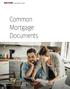 Common Mortgage Documents