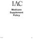 Medicare Supplement Policy