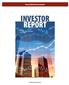 Pension Real Estate Association INVESTOR REPORT
