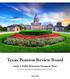 Texas Pension Review Board. Guide to Public Retirement Systems in Texas. A Comparison of Statutory Public Retirement Systems in Texas