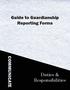 Guide to Guardianship Reporting Forms