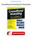 Crowdfund Investing For Dummies PDF