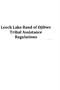 Leech Lake Band of Ojibwe Tribal Assistance Regulations