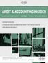 AUDIT & ACCOUNTING INSIDER