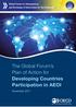 The Global Forum s Plan of Action for Developing Countries Participation in AEOI