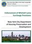 Enforcement of Mitchell-Lama Surcharge Provisions. New York City Department of Housing Preservation and Development