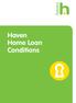 Haven Home Loan Conditions