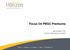 Focus On PBGC Premiums Stan Goldfarb, FSA Actuary & Managing Consultant