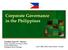 Corporate Governance in the Philippines