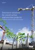 Insurance solutions for construction and erection projects