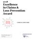 2018 Excellence in Claims & Loss Prevention Award