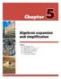 Chapter55. Algebraic expansion and simplification