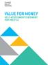 VALUE FOR MONEY SELF-ASSESSMENT STATEMENT FOR 2013/14