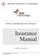 Insurance Manual. Owner Controlled Insurance Program. Wisconsin Department of Transportation. This Manual is a Contract Document