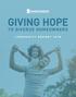 GIVING HOPE TO DIVERSE HOMEOWNERS COMMUNITY REPORT 2016