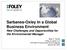 Sarbanes-Oxley In a Global Business Environment New Challenges and Opportunities for the Environmental Manager