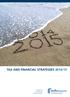 TAX AND FINANCIAL STRATEGIES 2014/15