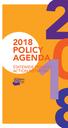 2018 POLICY AGENDA STATEWIDE POVERTY ACTION NETWORK