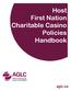 Host First Nation Charitable Casino Policies Handbook