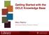 Getting Started with the OCLC Knowledge Base