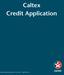 Caltex Credit Application