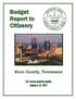 KNOX COUNTY, TENNESSEE Budget Report to Citizenry For seven months ended January 31, 2017