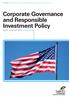 Corporate Governance and Responsible Investment Policy North America 2018