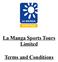 La Manga Sports Tours Limited. Terms and Conditions