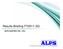 Results Briefing FY2011-3Q COPYRIGHT(C) 2010 ALPS ELECTRIC CO., LTD. ALL RIGHTS RESERVED.