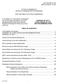 STATE OF MINNESOTA OFFICE OF ADMINISTRATIVE HEARINGS FOR THE PUBLIC UTILITIES COMMISSION TABLE OF CONTENTS