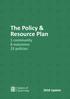 The Policy & Resource Plan
