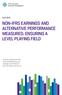 JULY 2015 NON-IFRS EARNINGS AND ALTERNATIVE PERFORMANCE MEASURES: ENSURING A LEVEL PLAYING FIELD