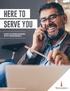 HERE TO SERVE YOU GUIDE TO DOING BUSINESS WITH TRANSAMERICA