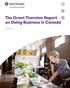 The Grant Thornton Report on Doing Business in Canada February 2018
